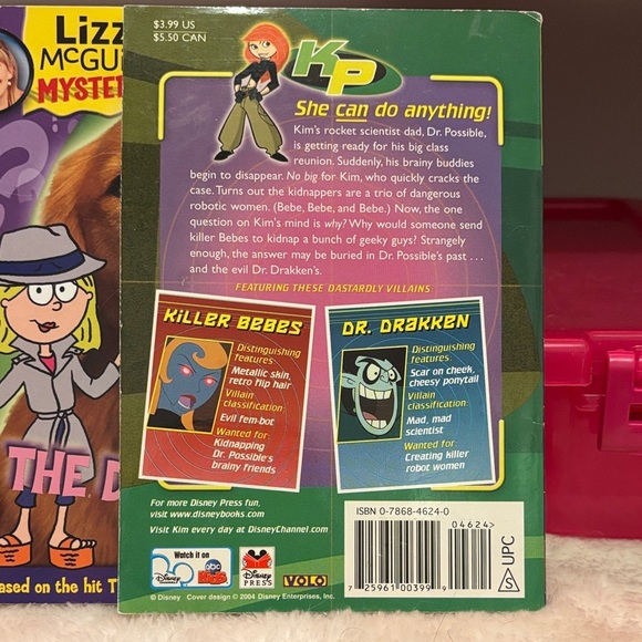 Kim possible Lizzie McGuire Looney Tunes Set of Three early 2000s Chapter Books - Picture 2 of 9